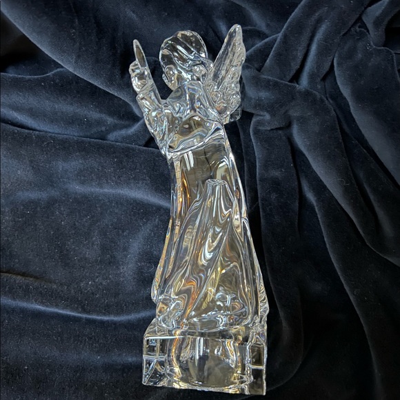 Mikasa Crystal Angel Playing the Mandolin. 8” Tall, Made in Germany - Picture 3 of 8